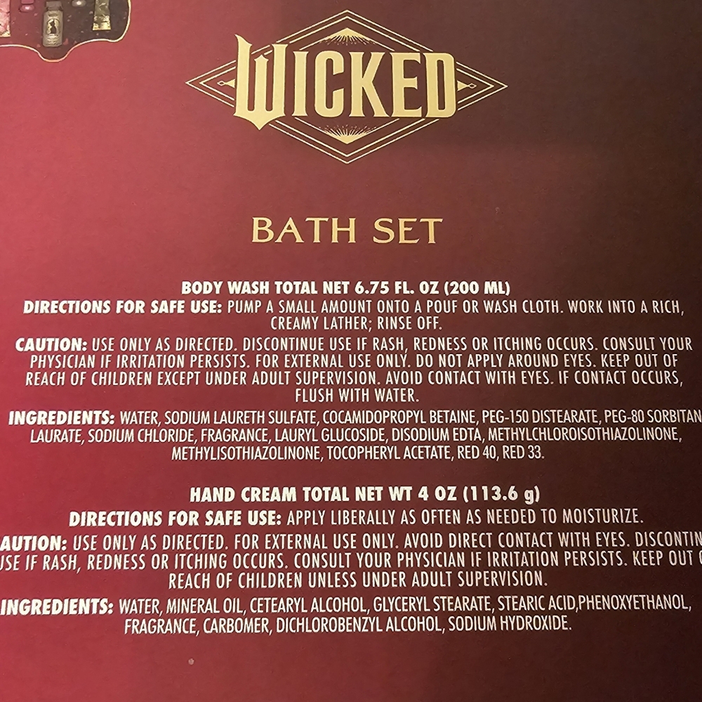Wicked Gold and Pink Bath Set - Picture 11 of 11
